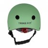 Kask rowerowy dla dziecka Trike Fix dziecięcy regulowany LED S 48-54cm zielony ciemny